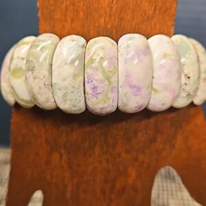 Elegant Lucky Jade Soft Bangle